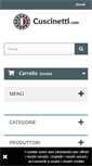 Mobile Screenshot of cuscinetti.com